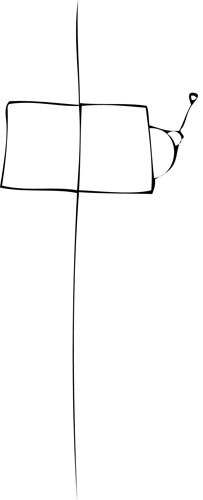 203x500 Mirror Drawing - Mirror Line Drawing