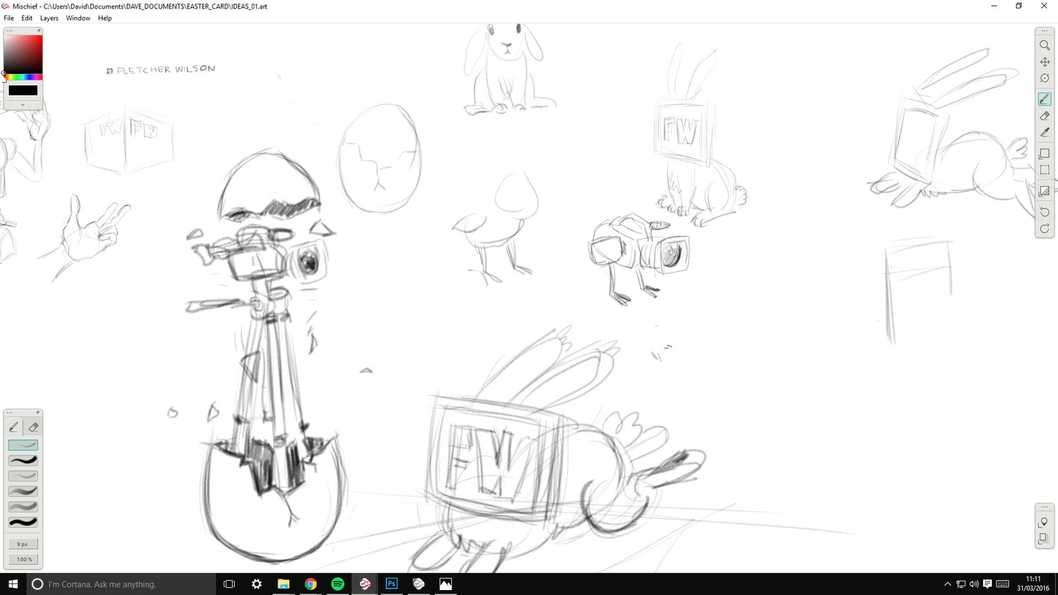 1500x844 Pre Production Tools Getting Up To Mischief Fletcherwilson - Mischief Drawing Download