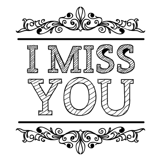 512x512 miss you valentine label drawing - Miss You Drawing