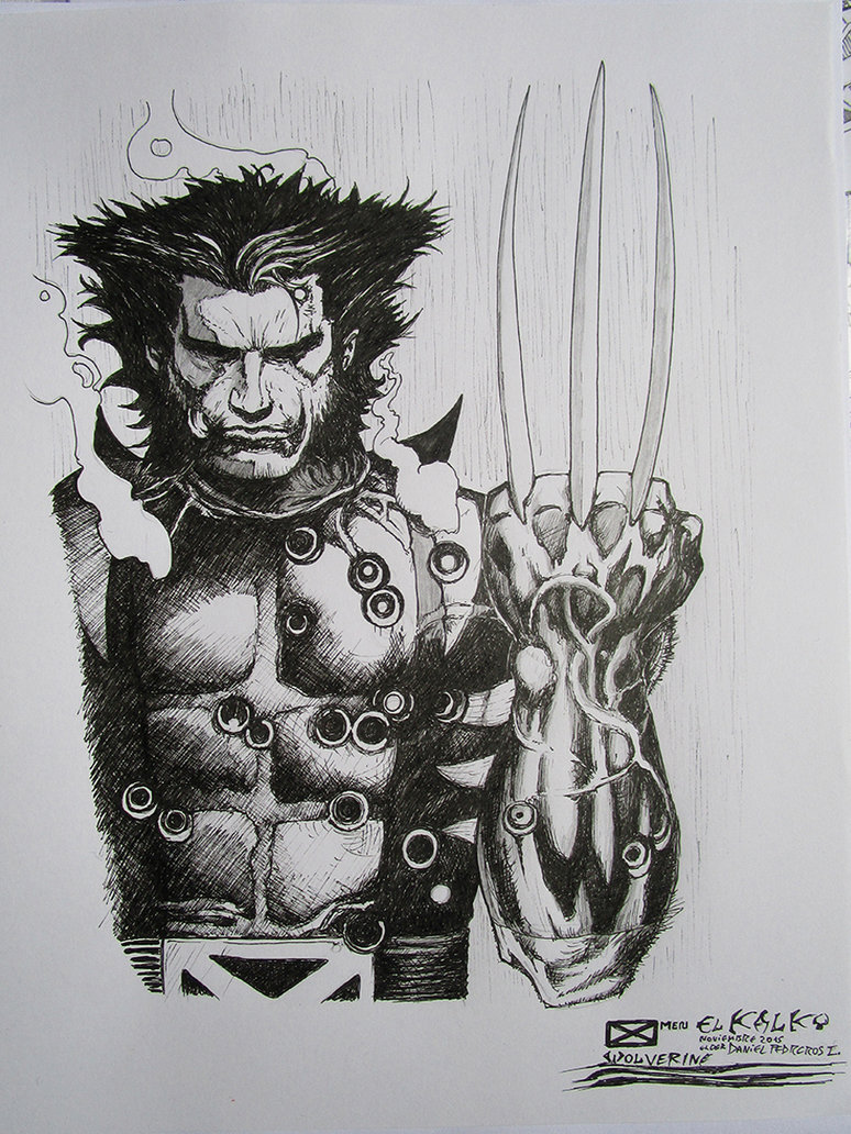 774x1032 mission drawings, wolverine - Mission Drawing