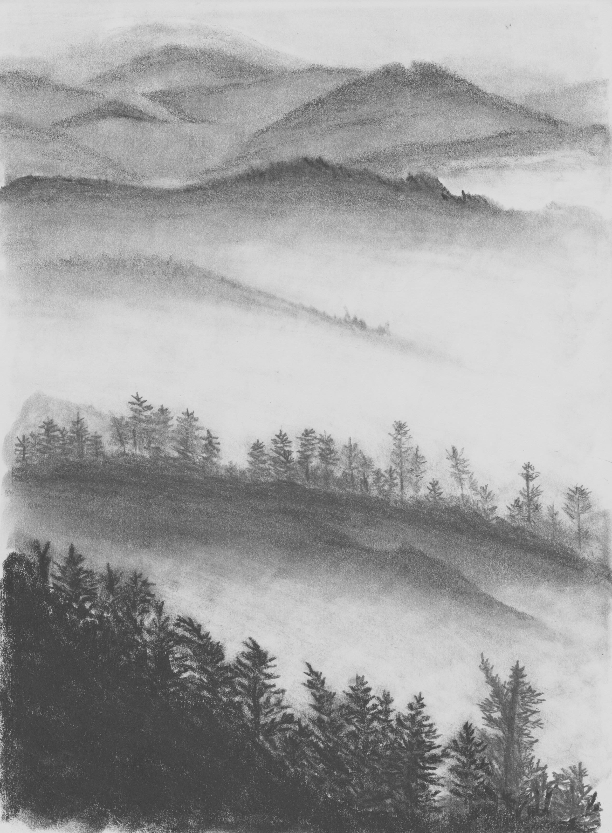 2359x3209 mist in the hills - Mist Drawing