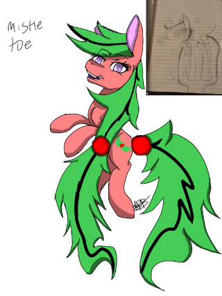 320x427 mistletoe drawings on paigeeworld pictures of mistletoe - Mistletoe Drawing