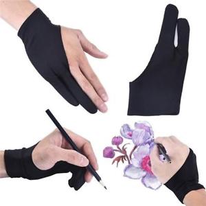 300x300 drawing oil painting antifouling gloves black velvet finger - Mittens Drawing