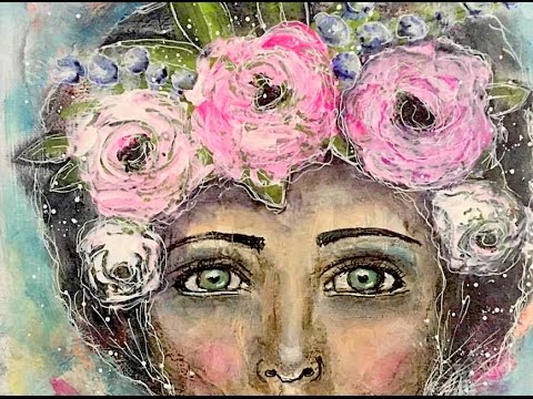 480x360 speed painting - Mixed Media Drawing