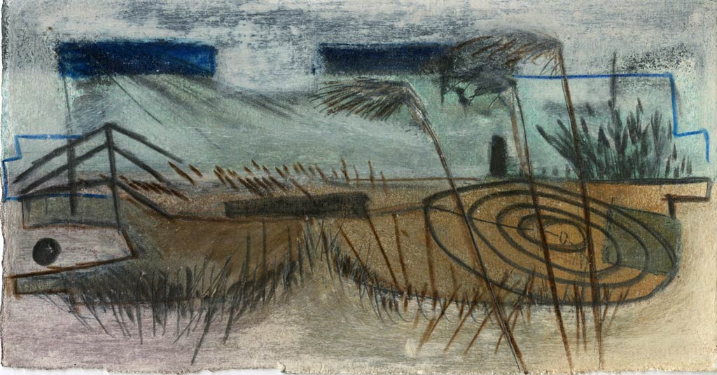 1024x535 Broads Composition Drawings - Mixed Media Drawing