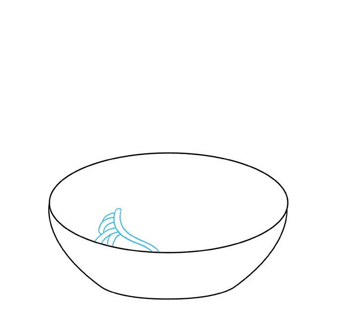 680x678 how to draw spaghetti - Mixing Bowl Drawing