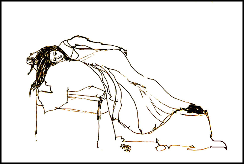 972x654 Brush Tips Pen Ink Art - Mixture Drawing