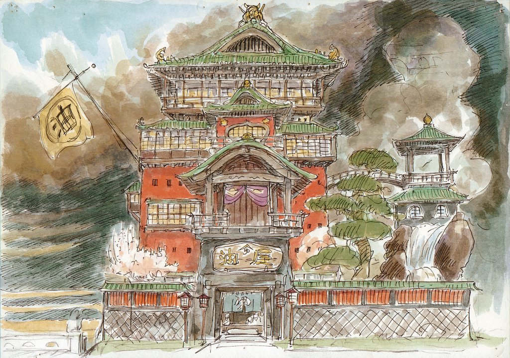 1024x719 speed of life the art of miyazaki - Miyazaki Drawings