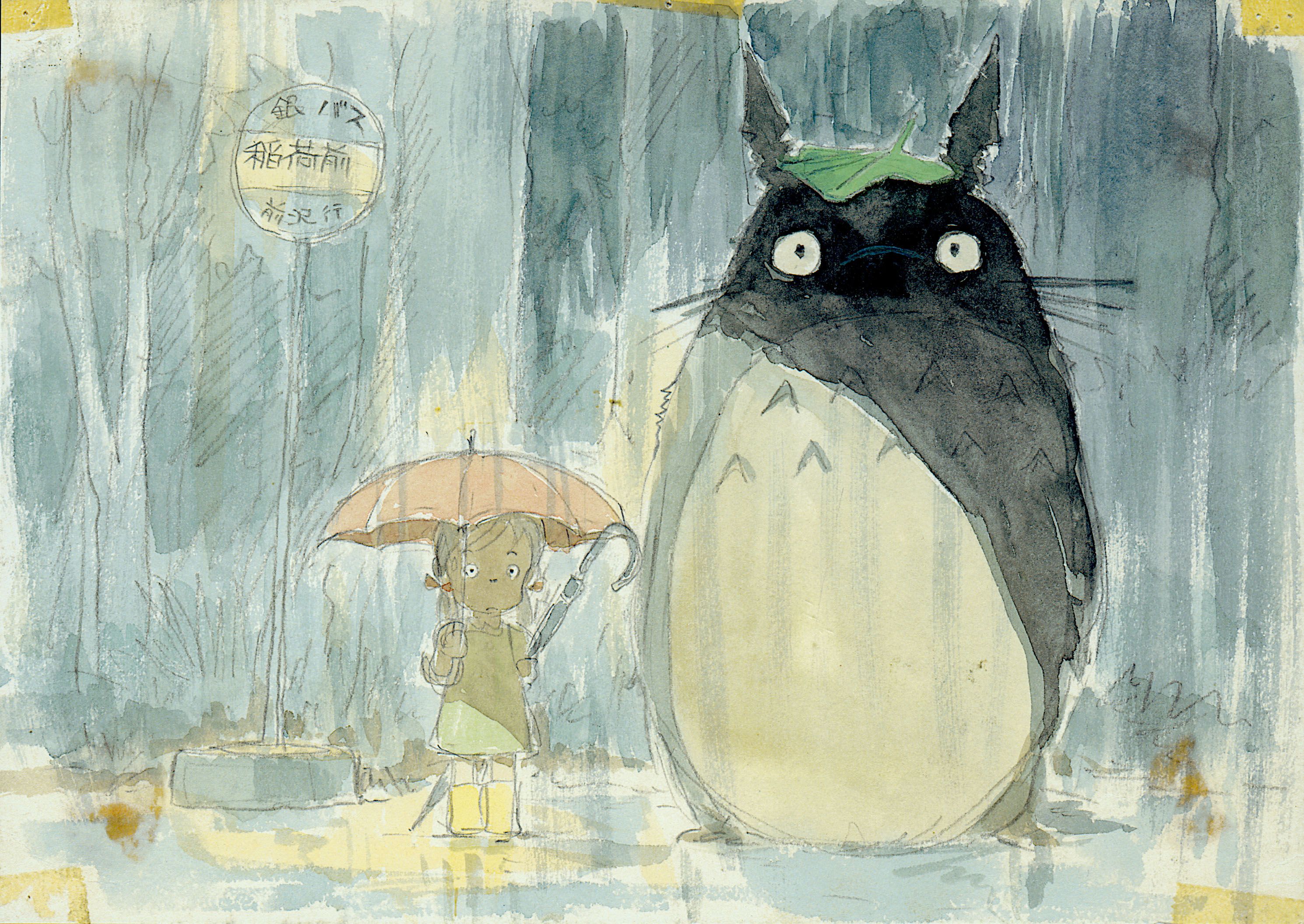 2979x2112 totoro - Miyazaki Drawings