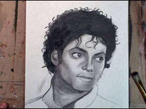 480x360 How To Draw Michael Jackson Step - Mj Drawing