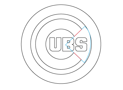 401x296 how to draw the cubs logo steps - Mlb Logo Drawing