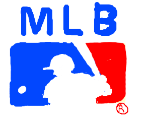 300x250 major league baseball - Mlb Logo Drawing