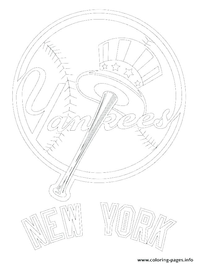 640x853 mlb logo coloring pages - Mlb Logo Drawing