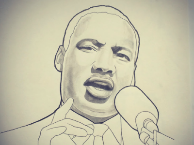 400x300 martin luther king, jr - Mlk Drawing