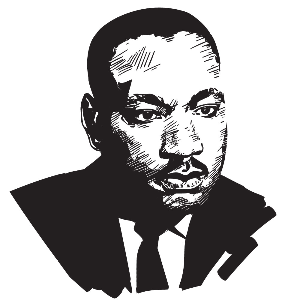 1000x1000 soul force remembering the words of martin luther king jr - Mlk Drawing