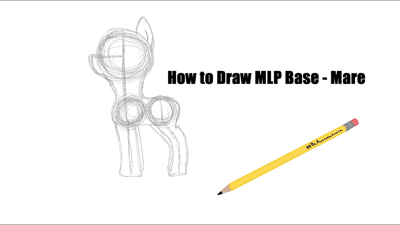 1280x720 how to draw a mlp base - Mlp Base Drawing