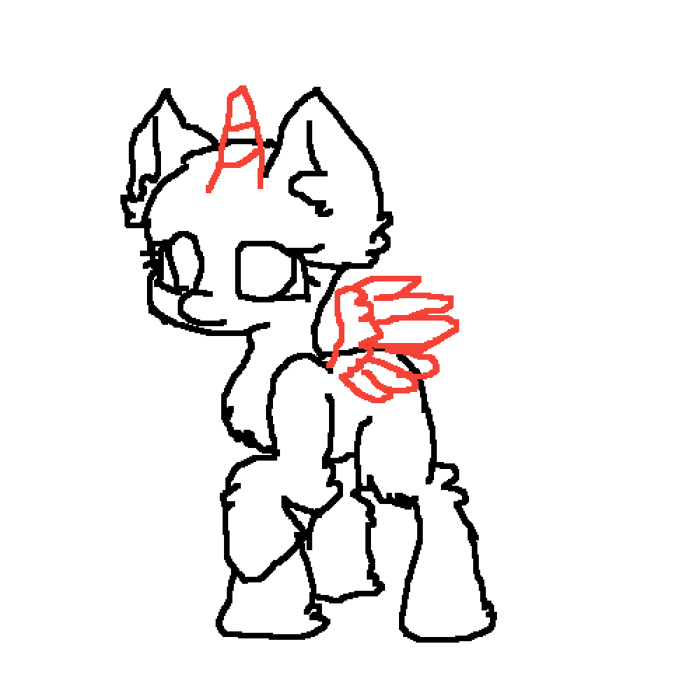 1000x1000 pixilart - Mlp Base Drawing