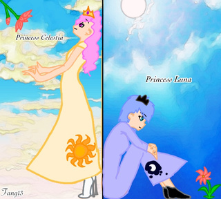 320x288 young princess celestia and princess luna! i love my little pony - Mlp Base Drawing