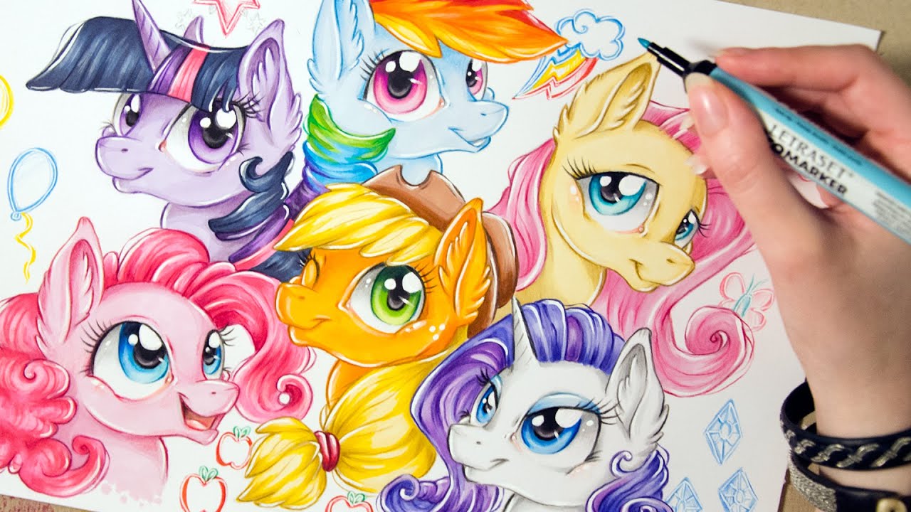 1280x720 speed drawing mlp - Mlp Drawing
