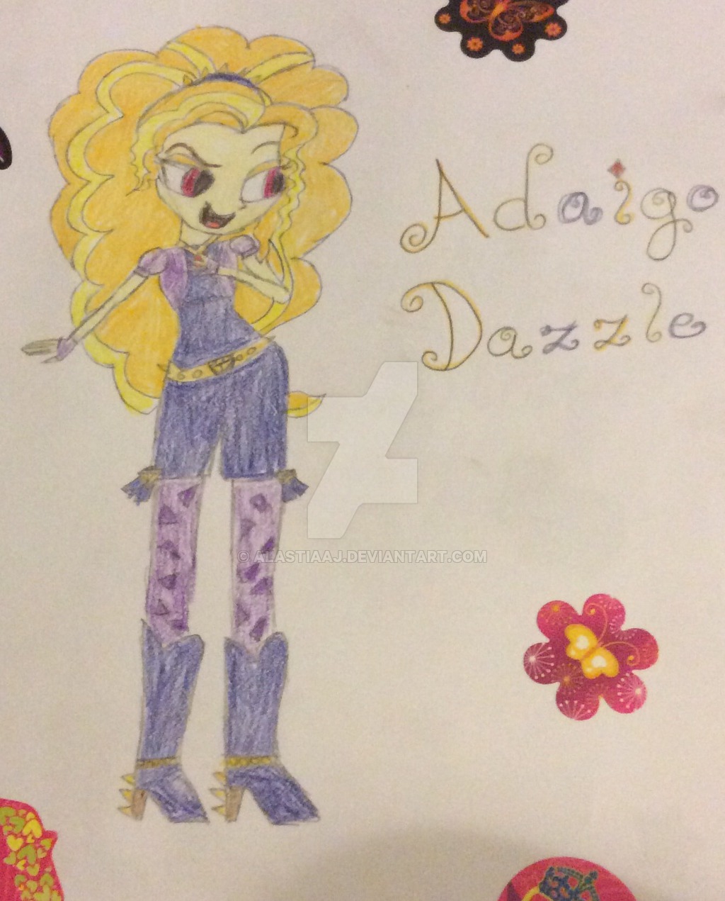 1024x1271 mlp eg rr adaigo dazzle drawing - Mlp Eg Drawing