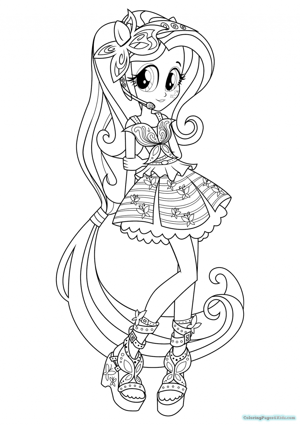 mlp equestria girls coloring pages