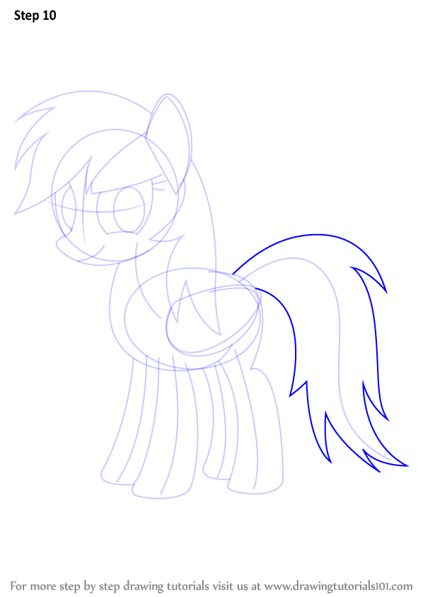 598x844 learn how to draw rainbow dash from my little pony friendship is - Mlp Rainbow Dash Drawing