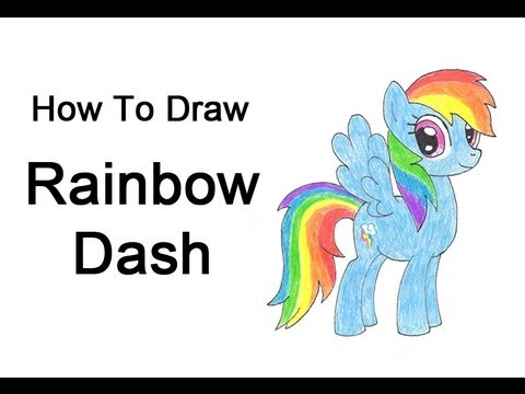 480x360 how to draw rainbow dash - Mlp Rainbow Dash Drawing