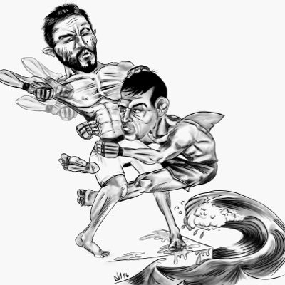 400x400 mma caricatures on twitter - Mma Drawing