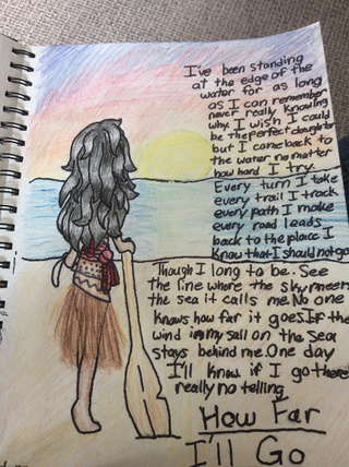 320x428 Finished Moana Drawing - Moana Drawing