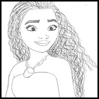Moana Drawing at PaintingValley.com | Explore collection ...