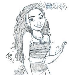 Moana Drawing at PaintingValley.com | Explore collection of Moana Drawing