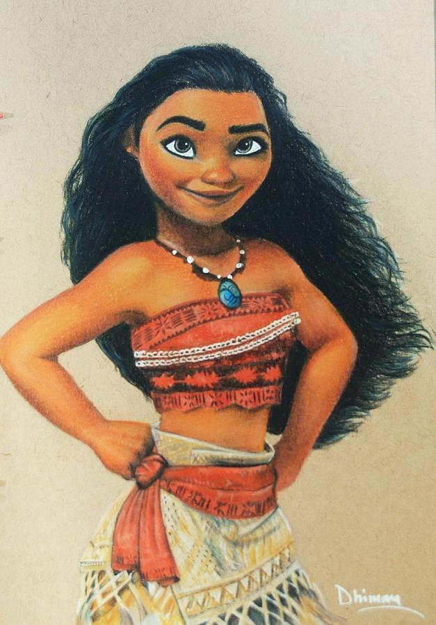 627x900 Moana Drawing - Moana Drawing