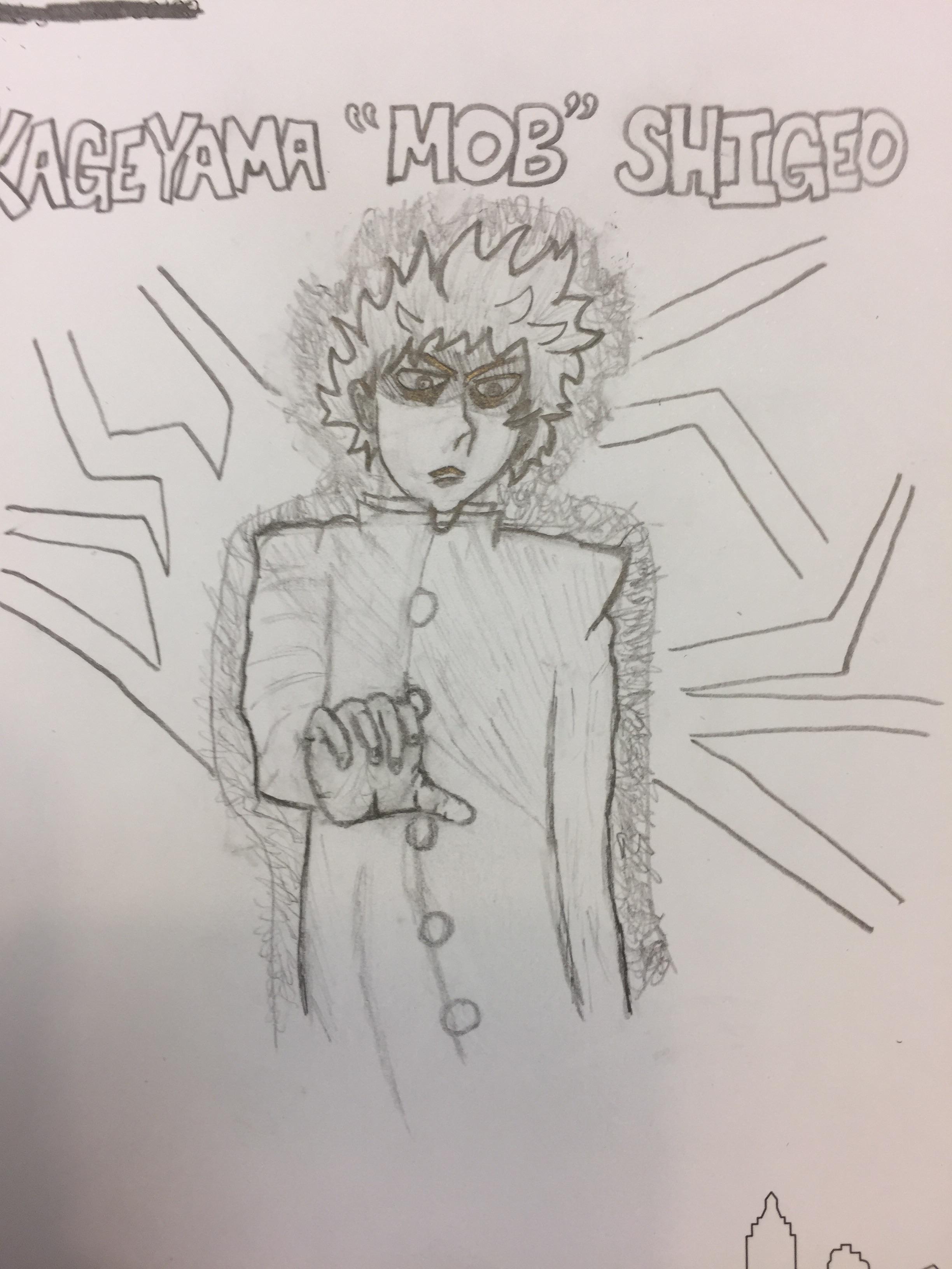 2448x3264 i tried to draw mob - Mob Drawing