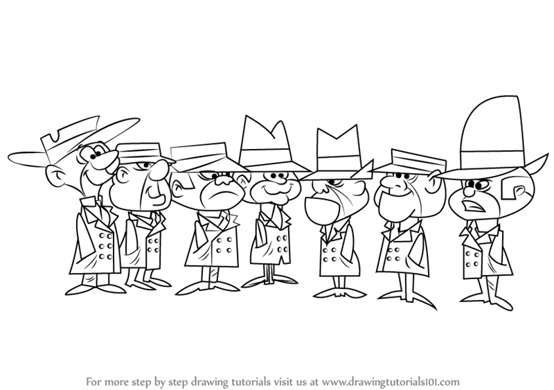 800x563 learn how to draw the ant hill mob from wacky races - Mob Drawing