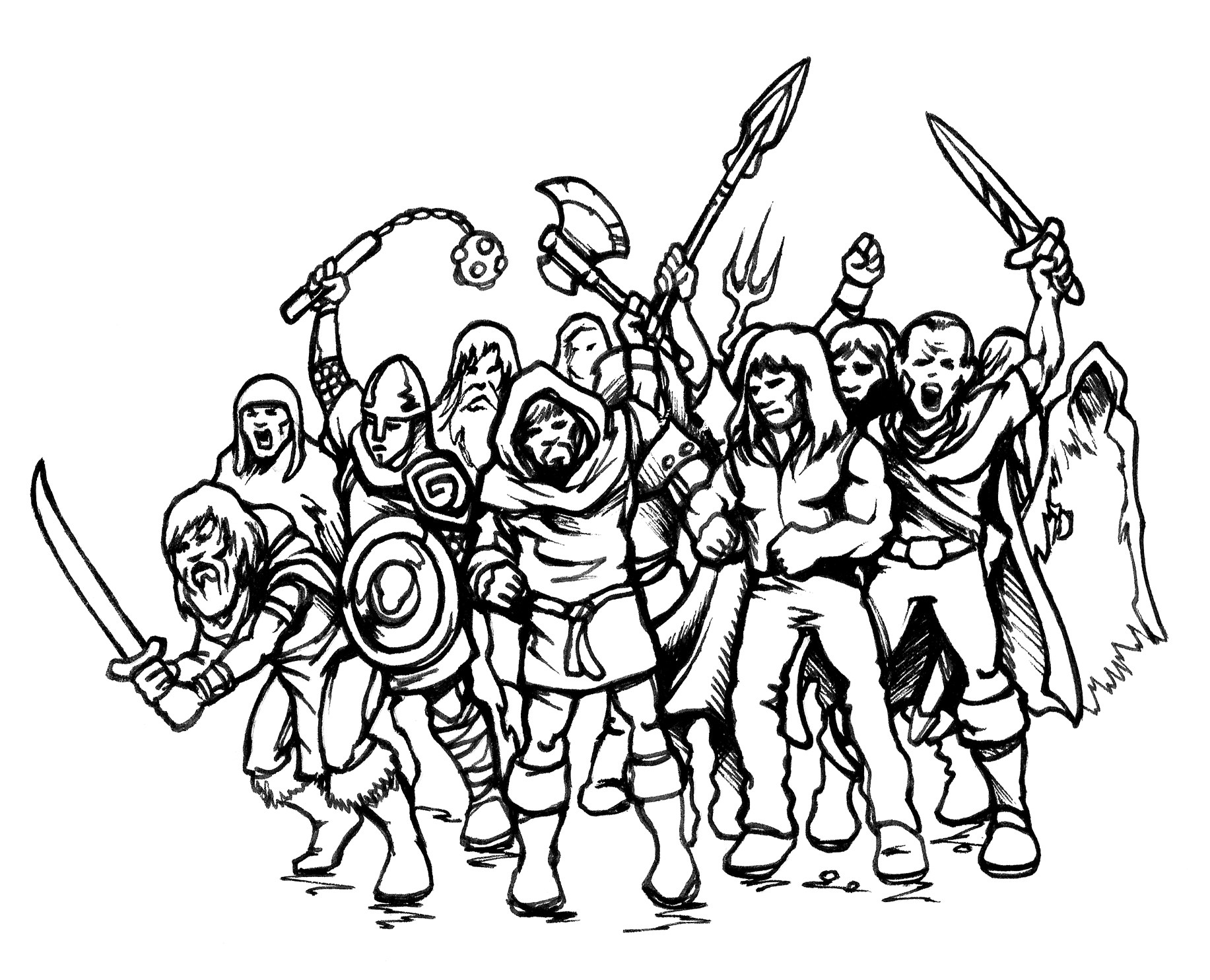 1833x1484 sidequest saturday - Mob Drawing