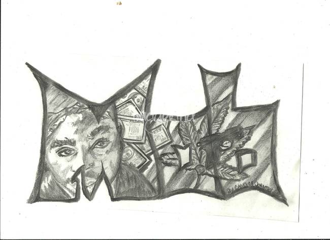 650x473 tupac mob - Mob Drawing