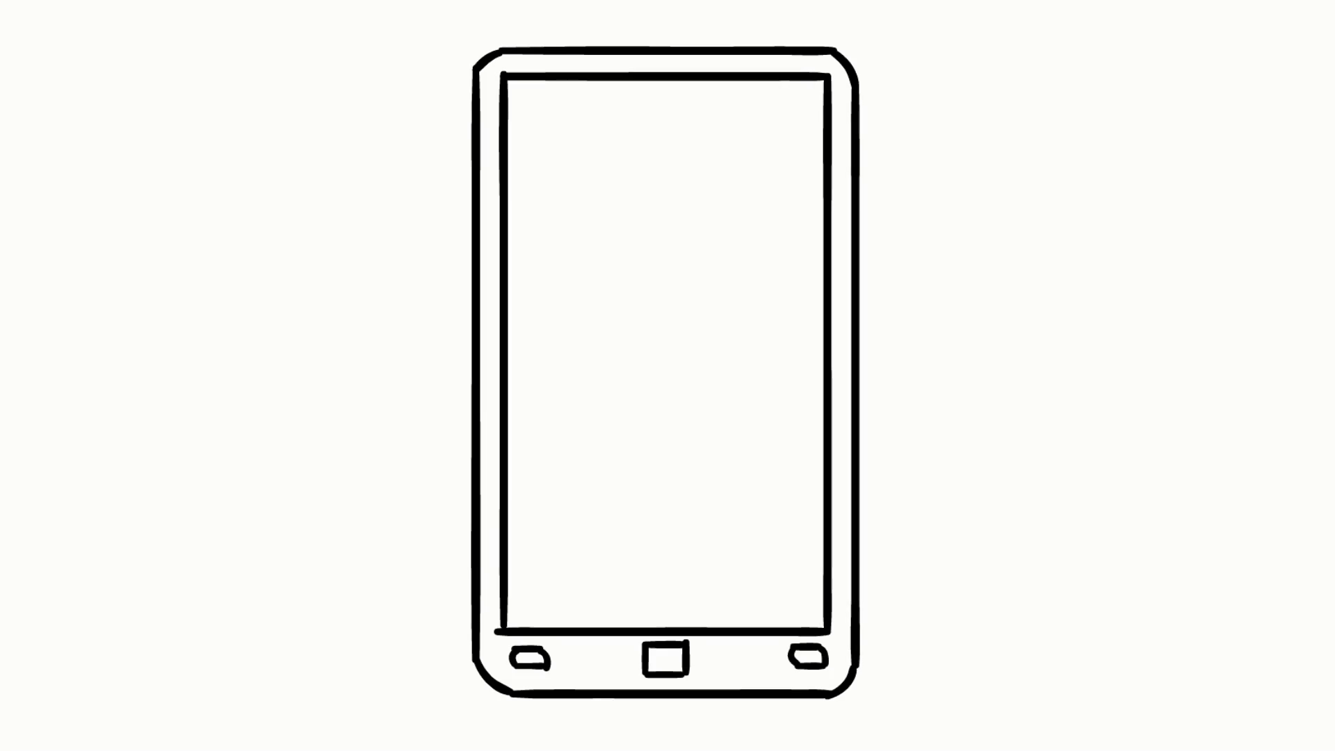 1920x1080 mobile cell phone tablet hand drawing animation illustration - Mobile Drawing