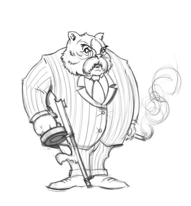 Mobster Drawing