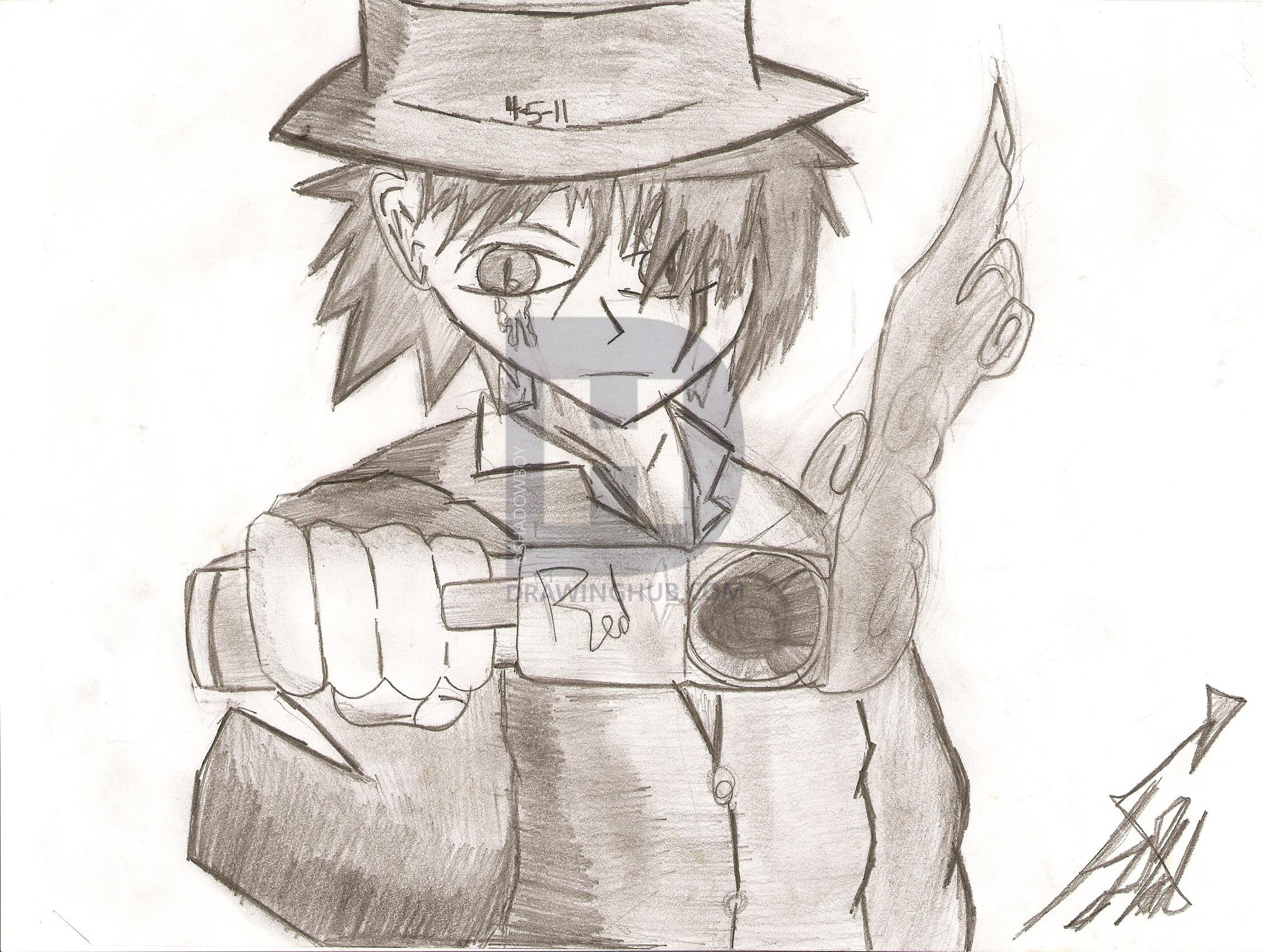 2255x1700 Mobster Drawing - Mobster Drawing