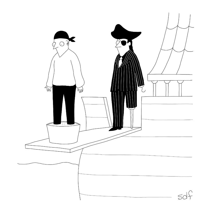 872x900 mobster pirates drawing - Mobster Drawing