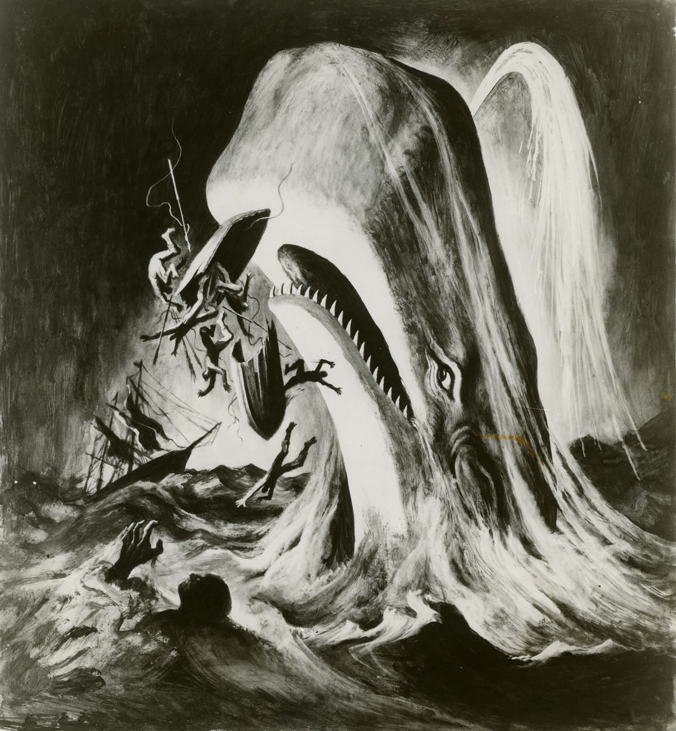 1387x1500 what do you get when you cross moby dick and star trek - Moby Dick Drawing