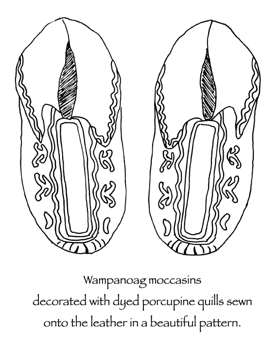 576x720  - Moccasins Drawing
