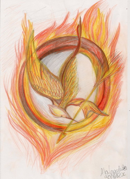 Mockingjay Drawing At Explore Collection Of