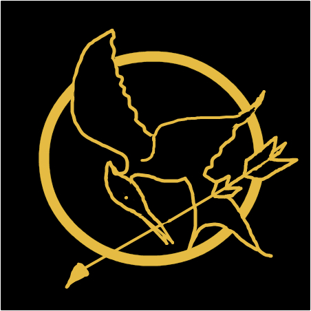 452x452 Hunger Games - Mockingjay Pin Drawing