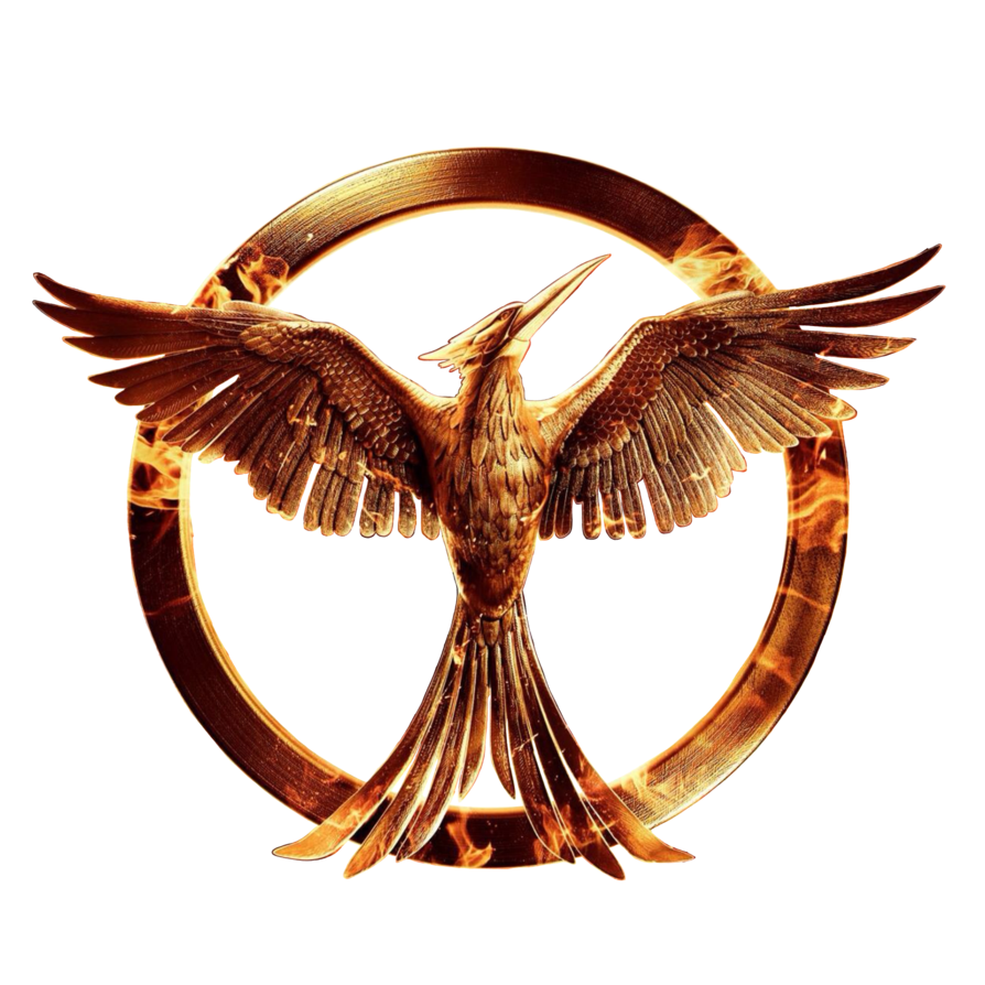 894x894 Mockingjay Pin Png, Picture - Mockingjay Pin Drawing