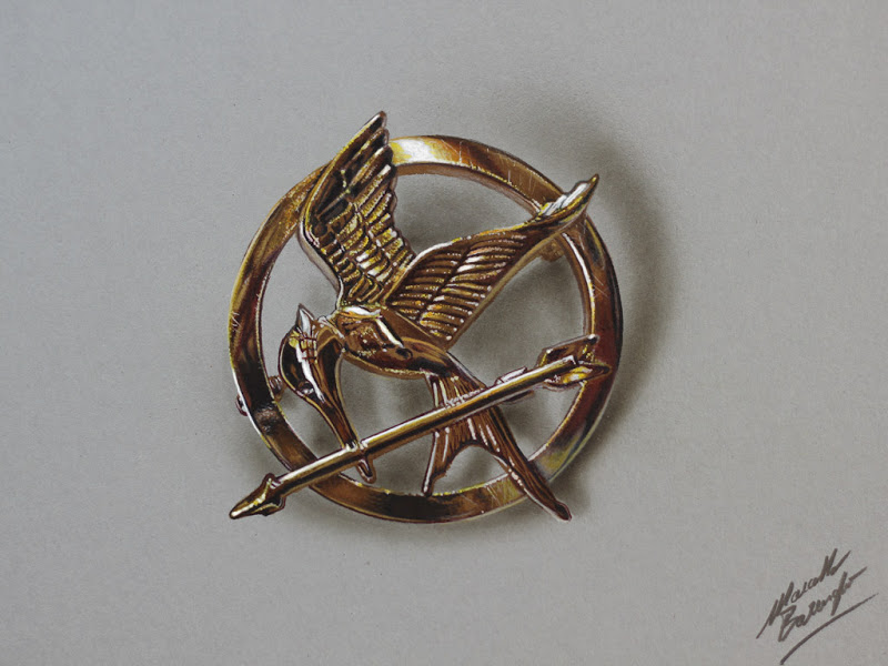 800x600 The Hunger Games Mockingjay Pin - Mockingjay Pin Drawing