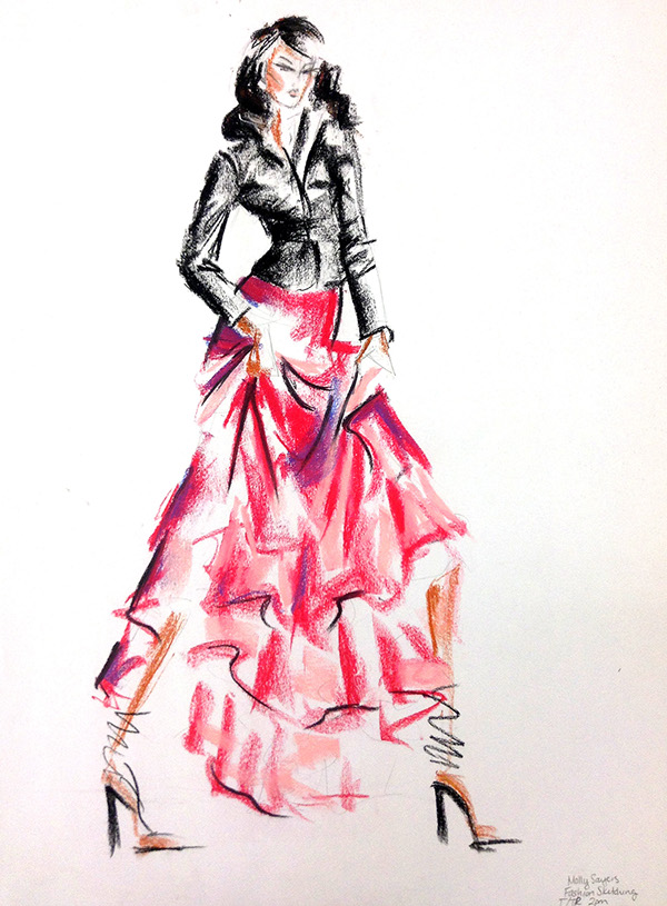 600x815 model drawings on behance - Model Drawing