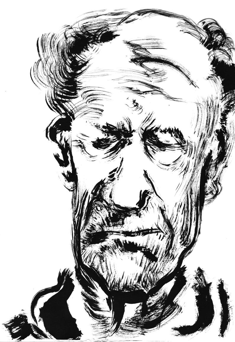 794x1152 Face Portrait Human Drawing Model Grumpy Old Men Art Abstract Etsy - Model Face Drawing