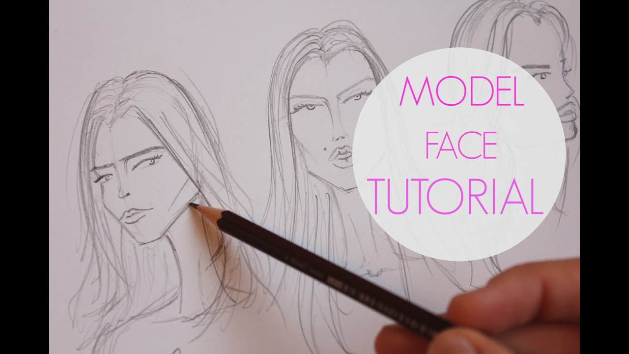 1280x720 Shahdesign - Model Face Drawing
