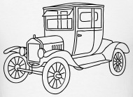 190x138 Ford Model T Men's T Shirt Spreadshirt - Model T Drawing